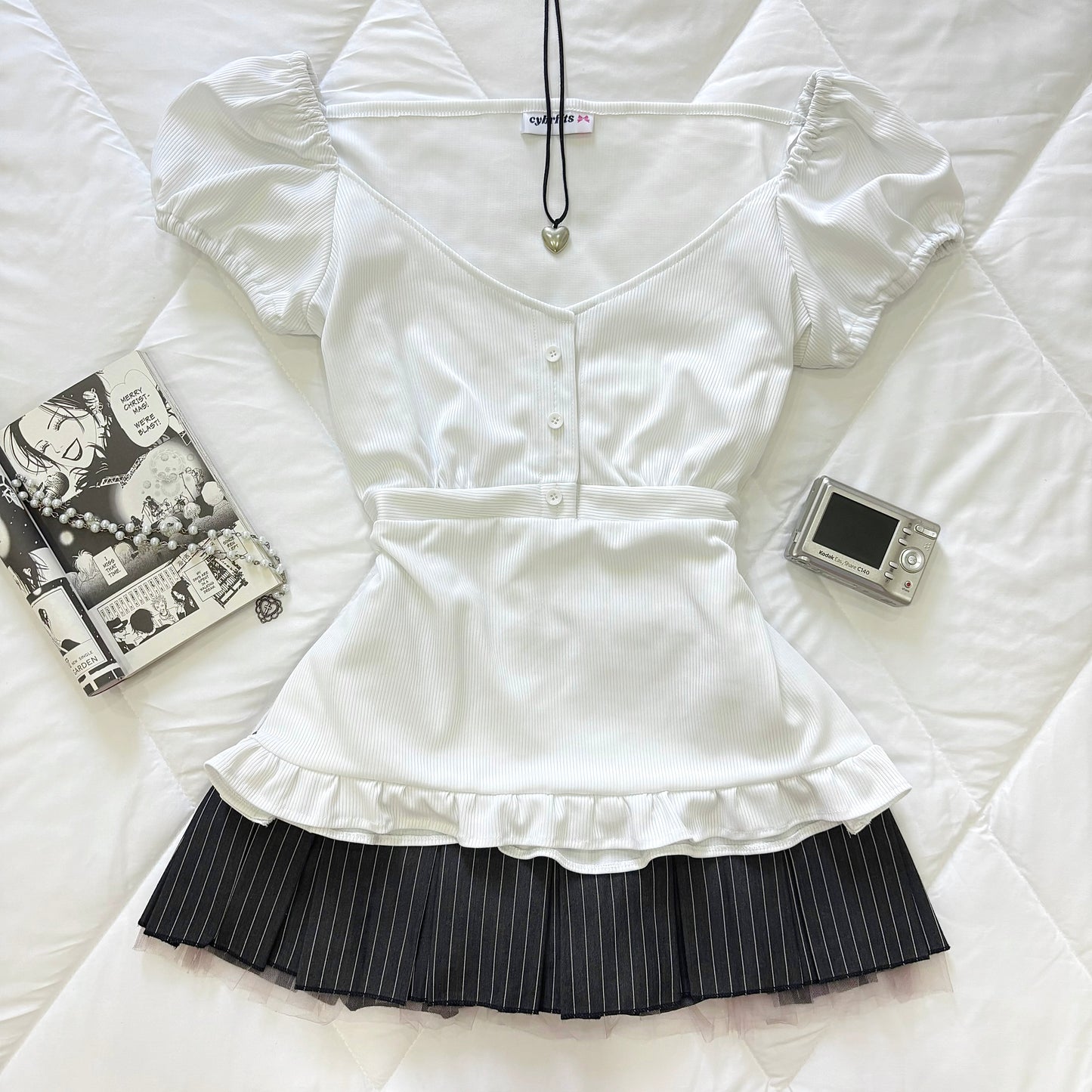 π Elsa Babydoll Top
