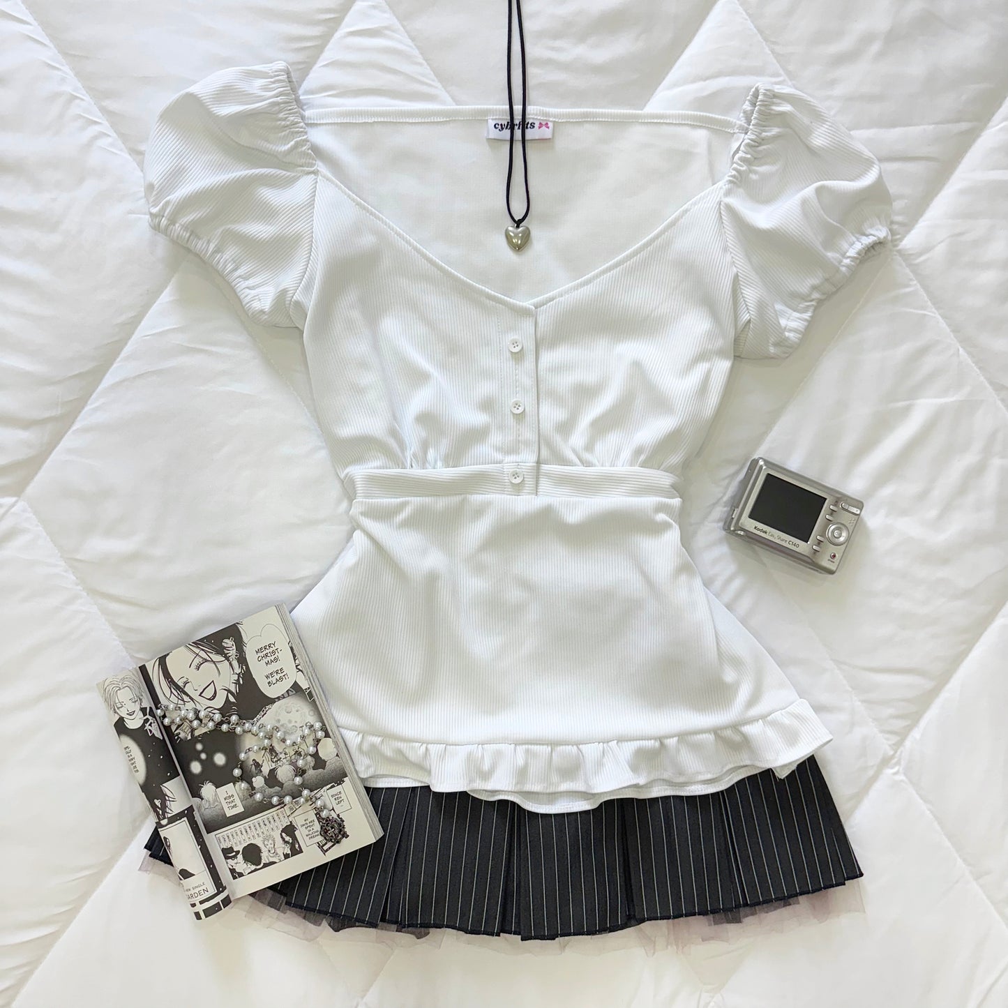 π Elsa Babydoll Top