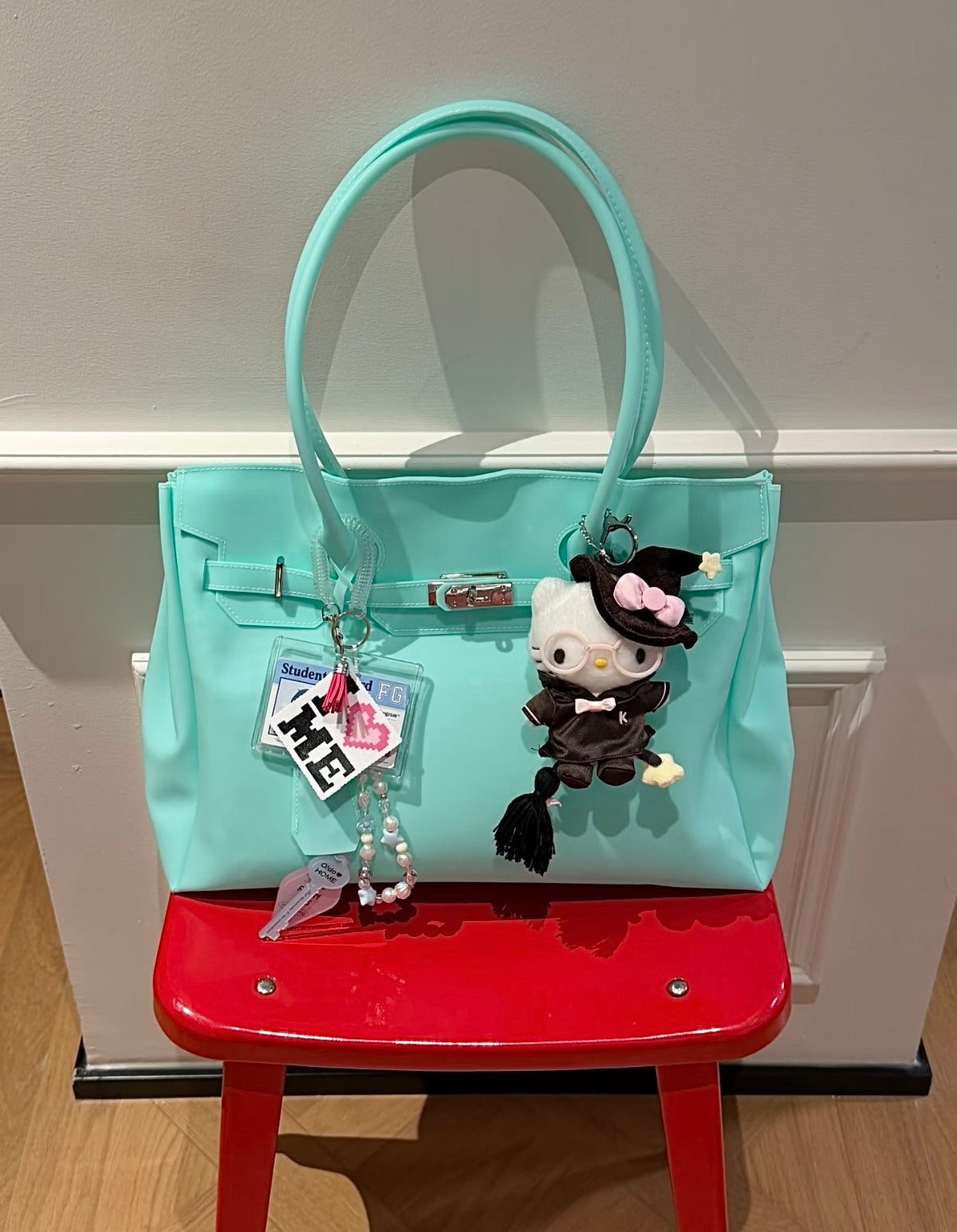 ♡ Mint Jelly Firkin Bag