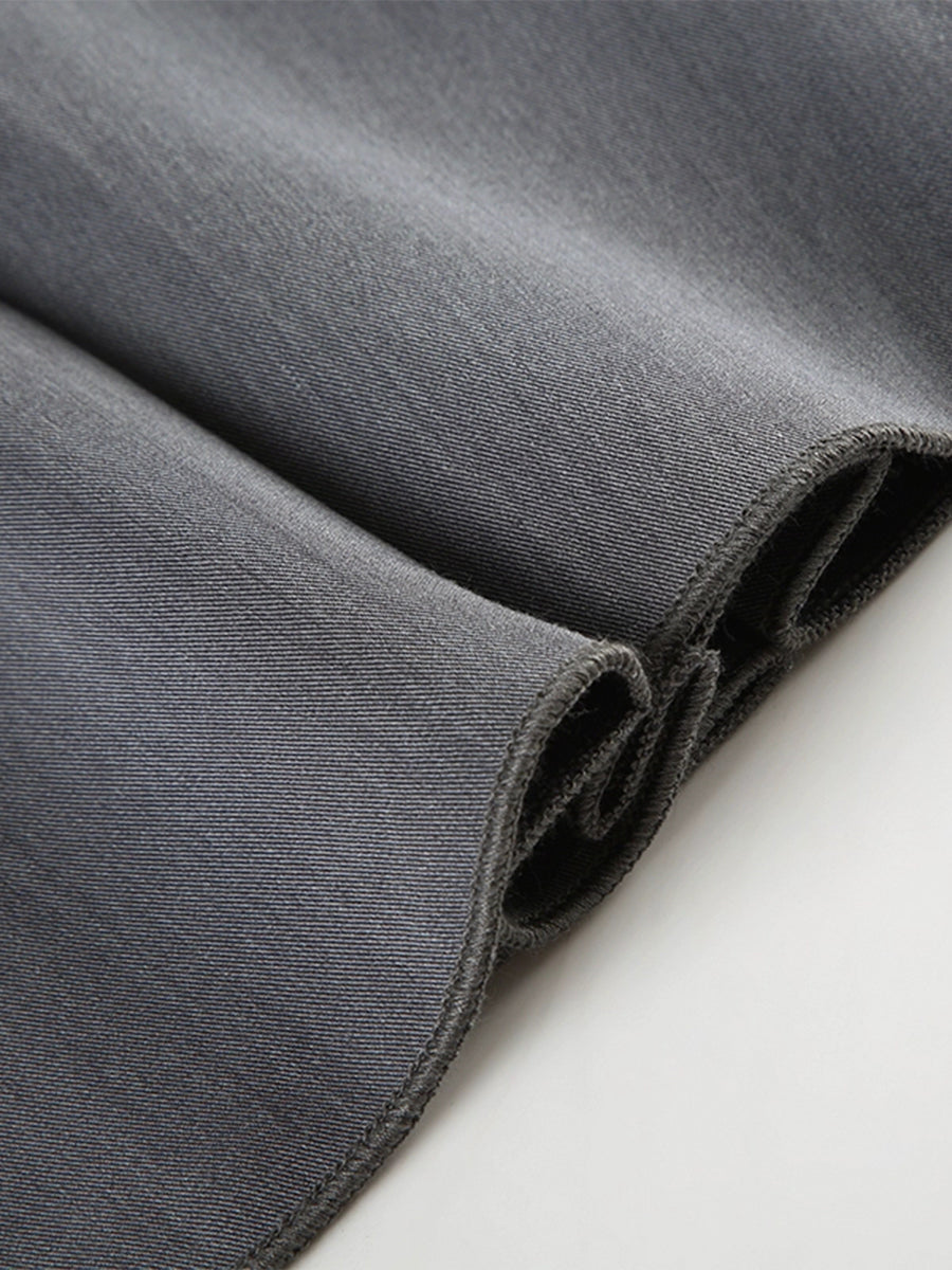 π Grey Siren Tie-Up Top