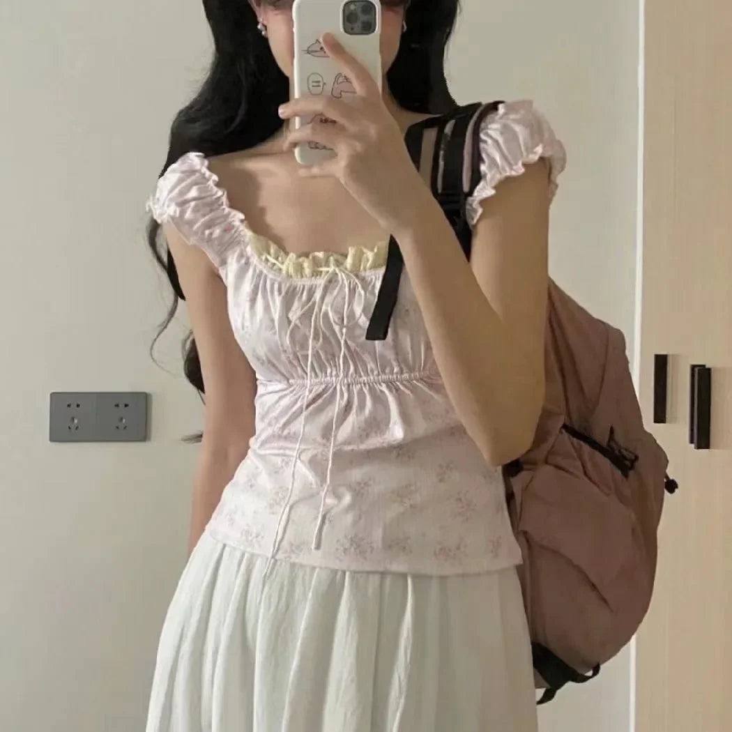 π Trisica Milkmaid Top
