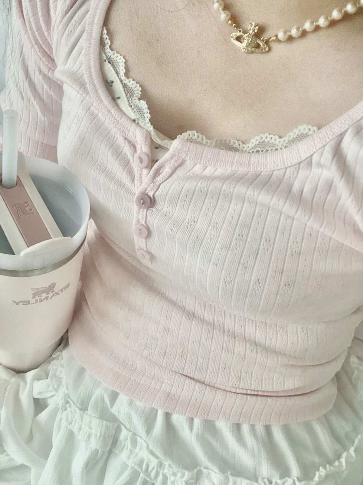 π Ditsy Floral Two-Piece Top