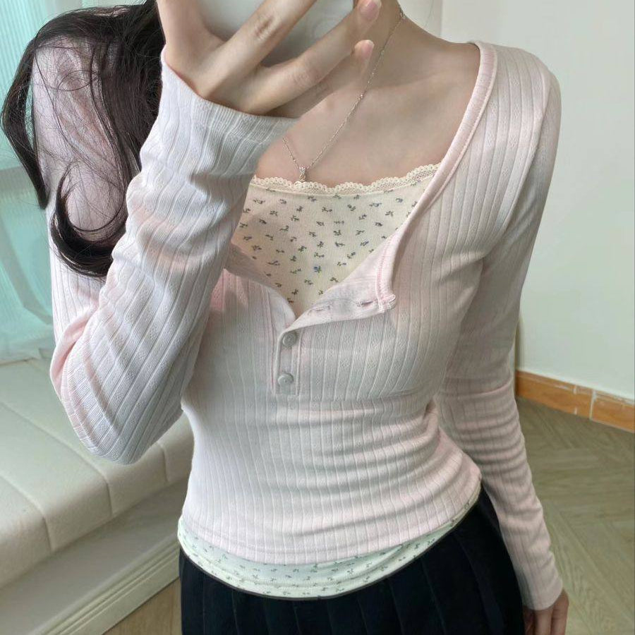 π Ditsy Floral Two-Piece Top
