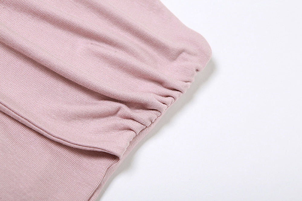 ๐ Pink Ruched Tube Top
