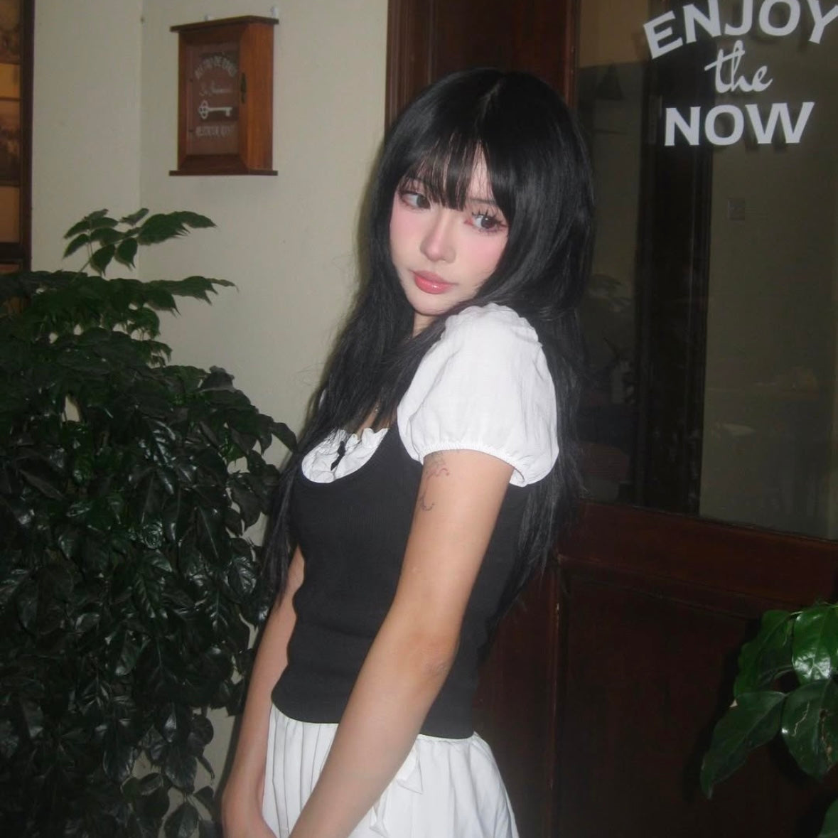 π Yukiko Milkmaid Top