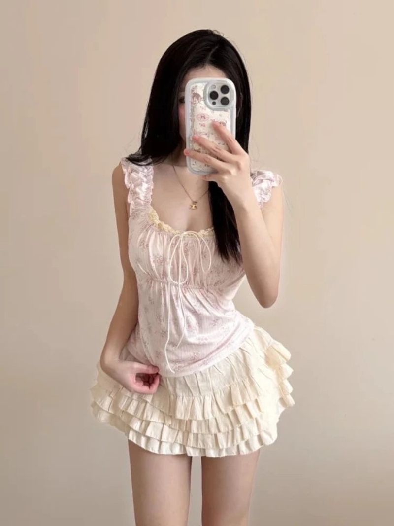 π Trisica Milkmaid Top