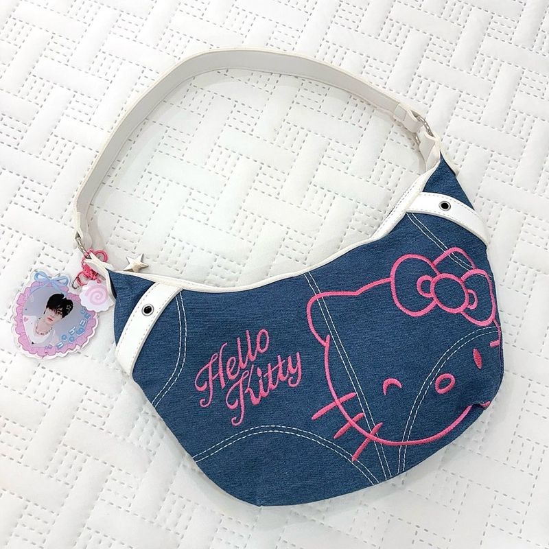 π Hello Kitty Denim Purse