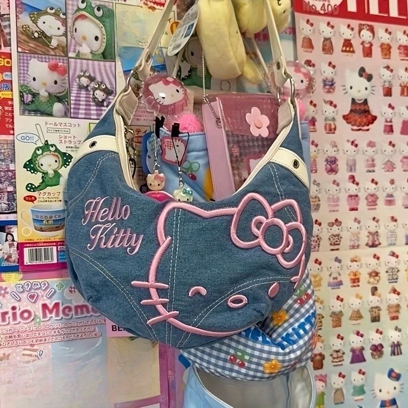 π Hello Kitty Denim Purse