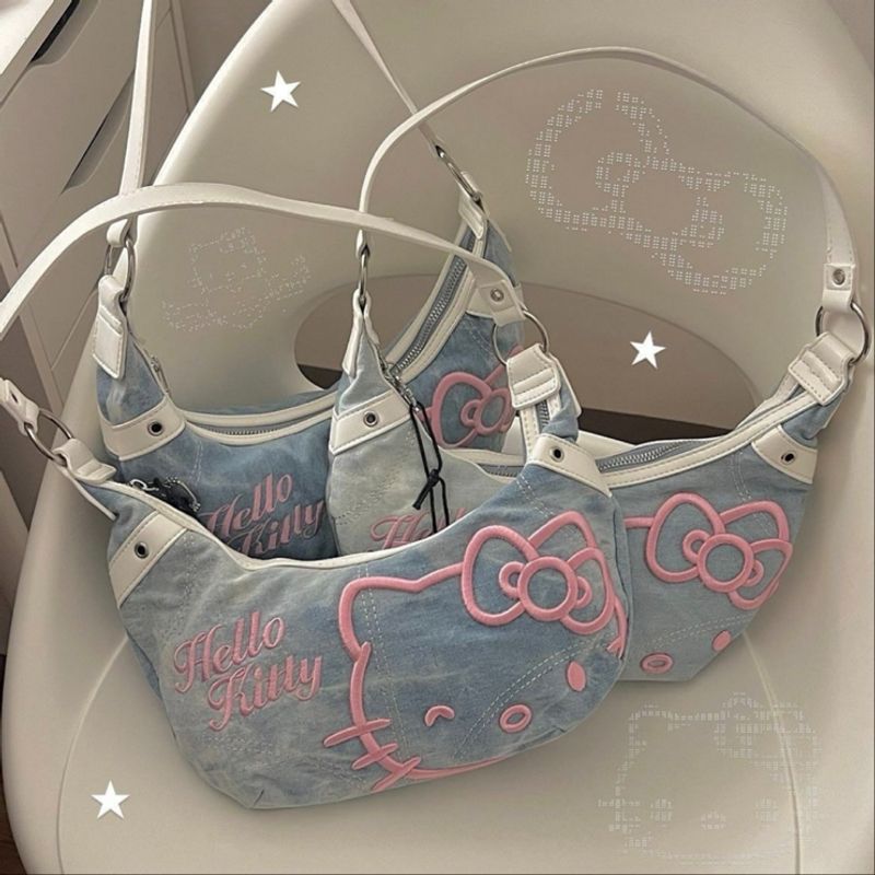 π Hello Kitty Denim Purse