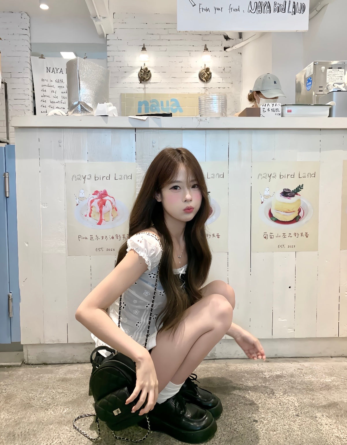 ♡ Swan Milkmaid Top [Pre-Order]