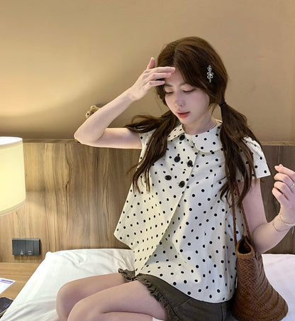 𐙚 Eloise Polka-Dot Shirt [Pre-Order]