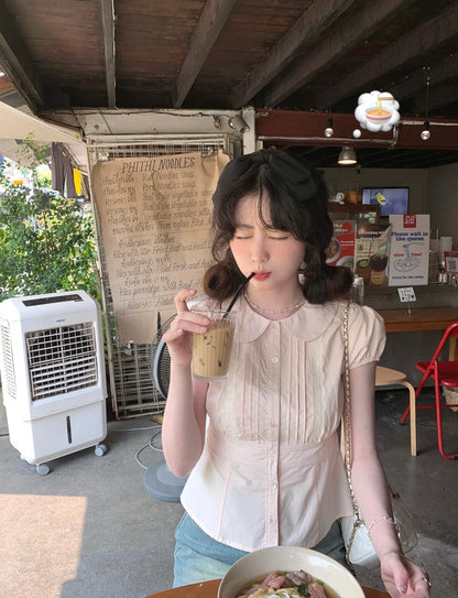 ♡ Mivie Tie-Up Shirt [Pre-Order]