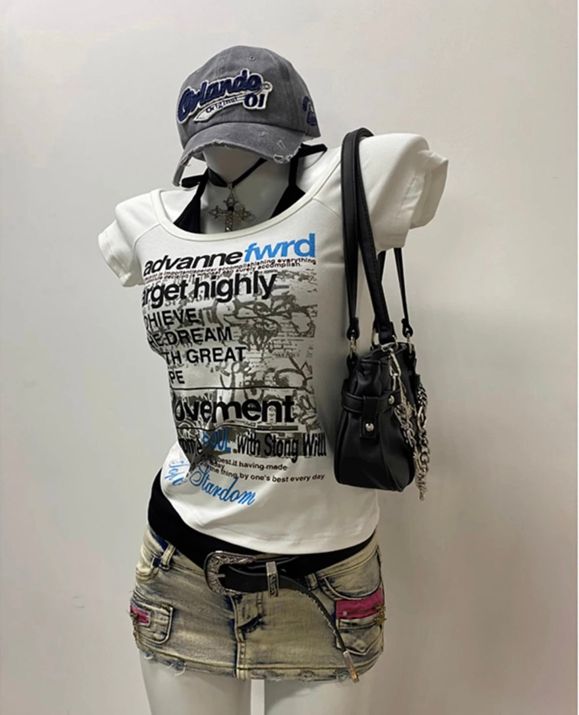 𐙚 Grunge Two-Piece Top