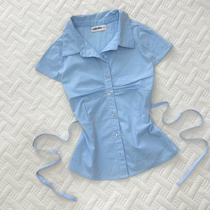 𐙚 Millie Tie-Up Shirt