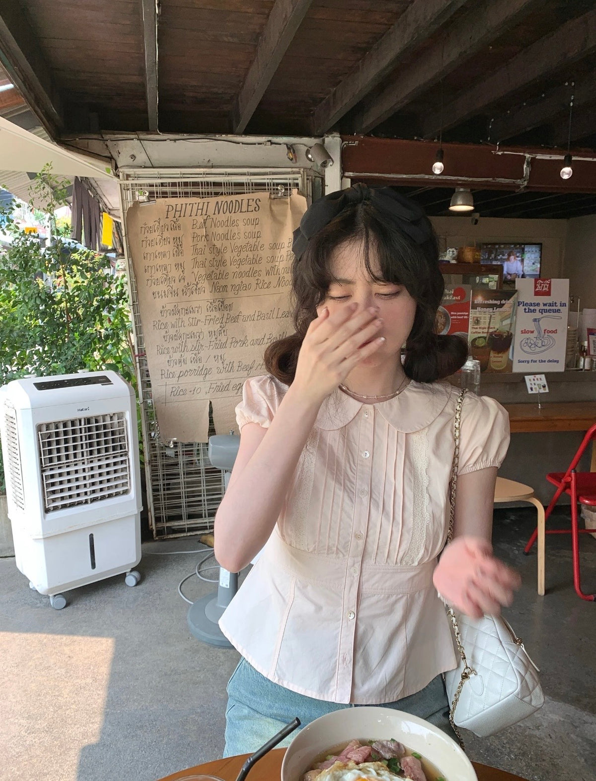 ♡ Mivie Tie-Up Shirt [Pre-Order]