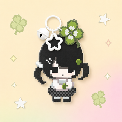 𐙚 Lumi Clover Keychain