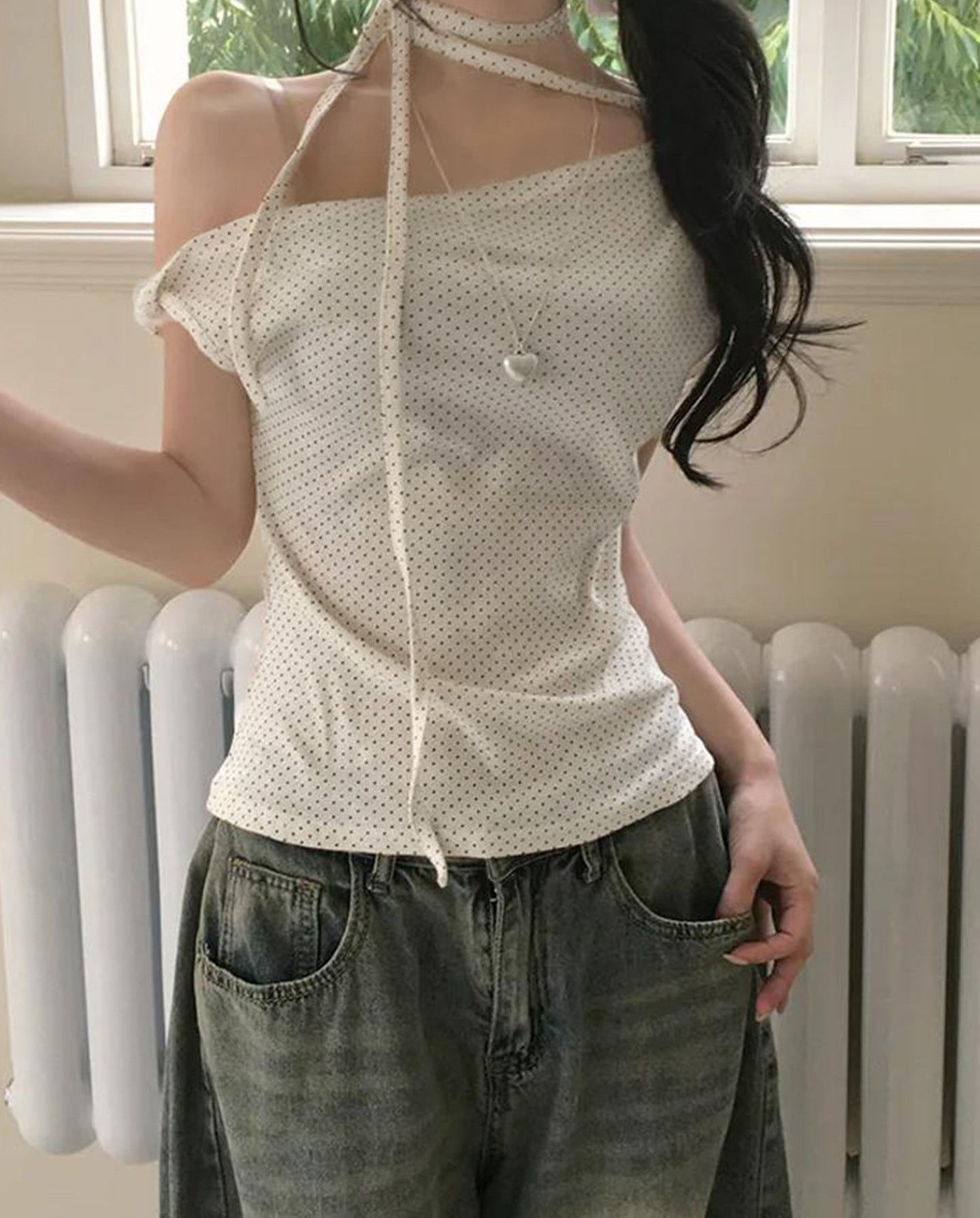 𐙚 Elira Polka Top [Pre-Order]