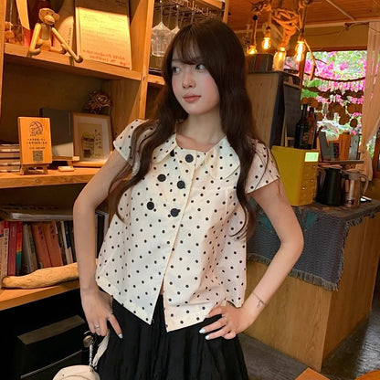 𐙚 Eloise Polka-Dot Shirt [Pre-Order]