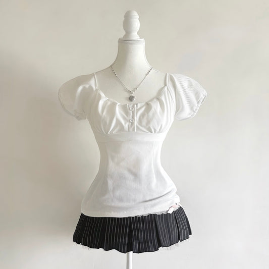 𐙚 Angela Babydoll Top