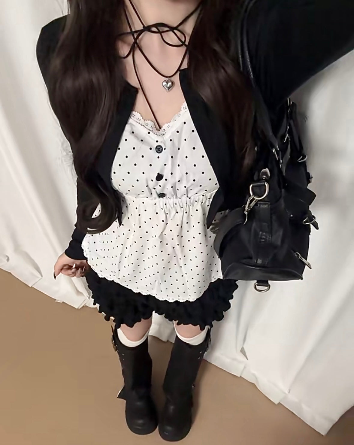𐙚 Evie Polka Two-Piece Set [Pre-Order]