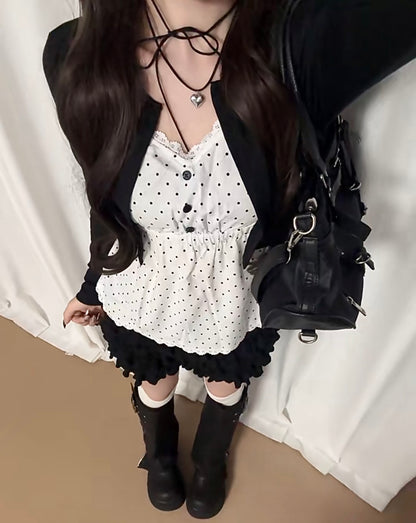 𐙚 Evie Polka Two-Piece Set [Pre-Order]
