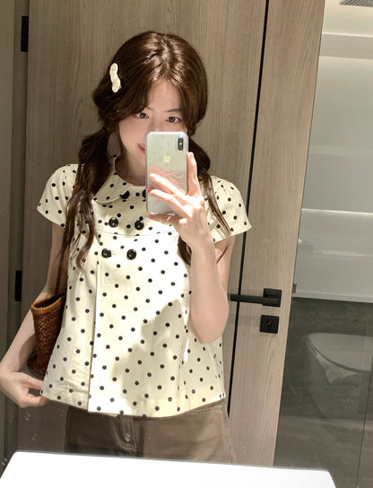 𐙚 Eloise Polka-Dot Shirt [Pre-Order]