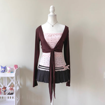 𐙚 Strawberry Latte Two-Piece Set