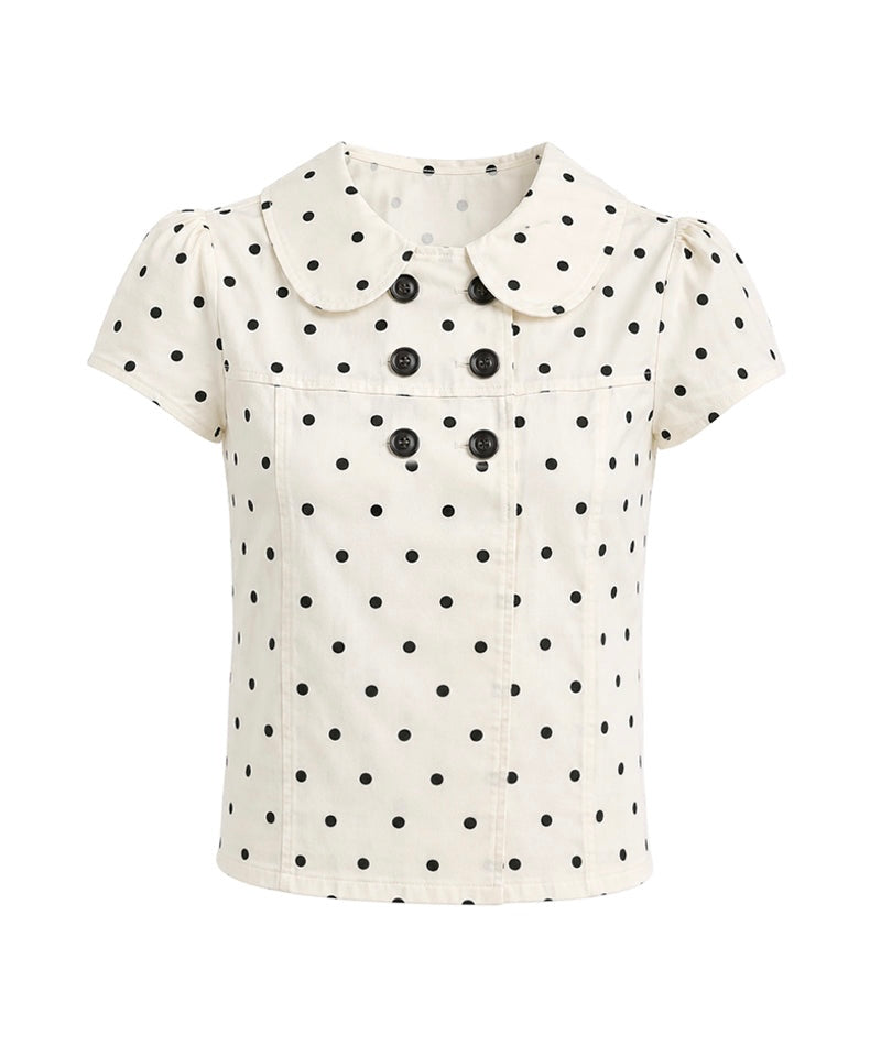 𐙚 Eloise Polka-Dot Shirt [Pre-Order]