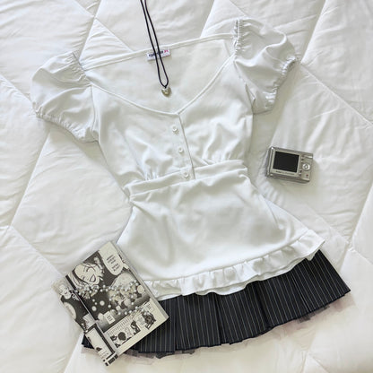 𐙚 Elsa Babydoll Top