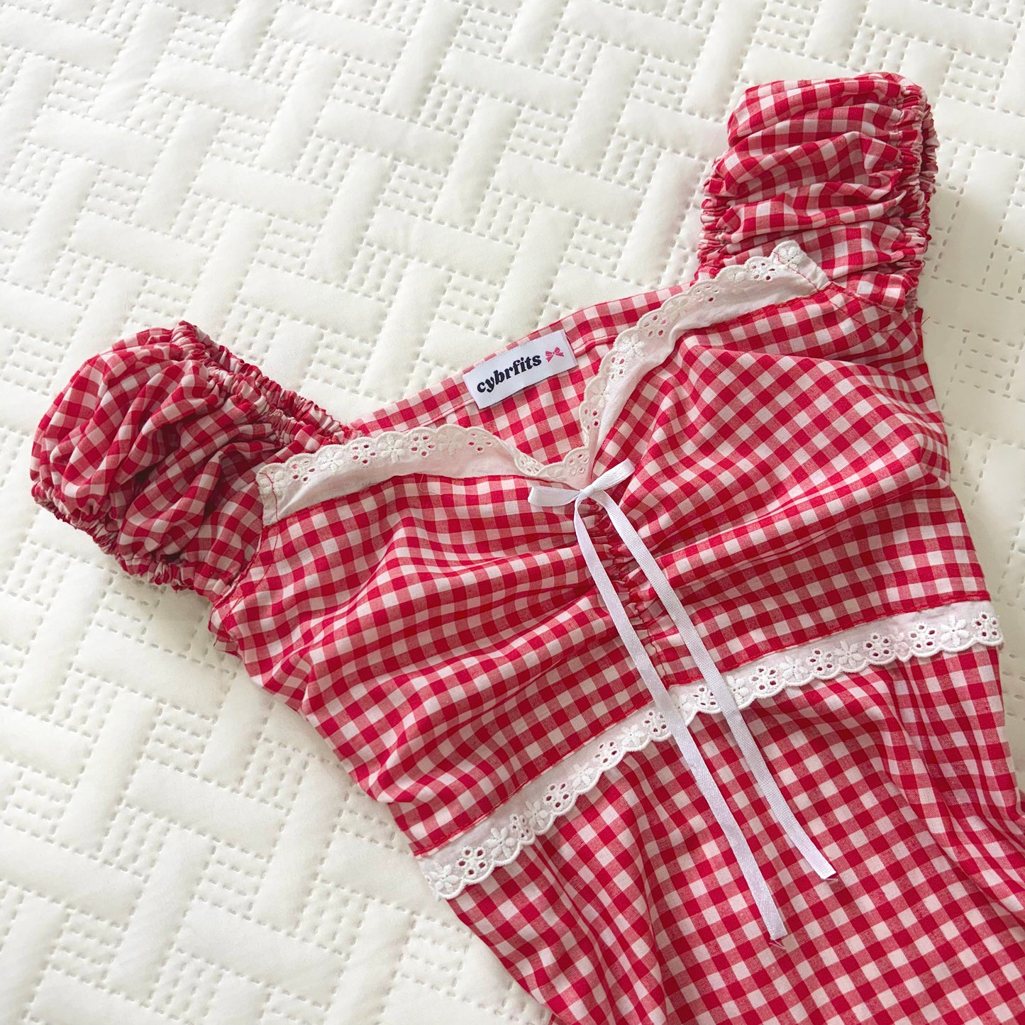 𐙚 Ruby Gingham Top