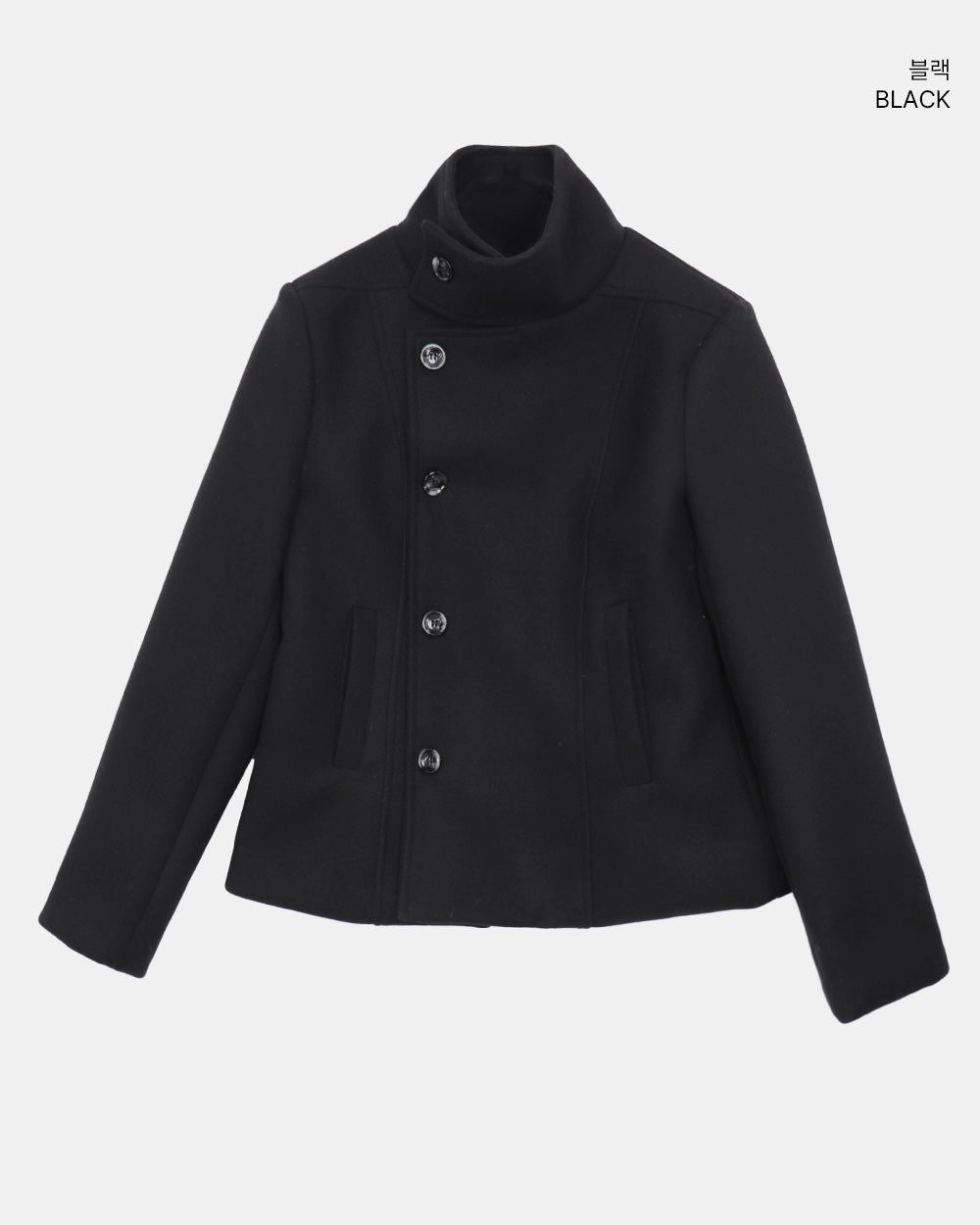 𐙚 Yumi High-Collar Pea Coat [Pre-Order]