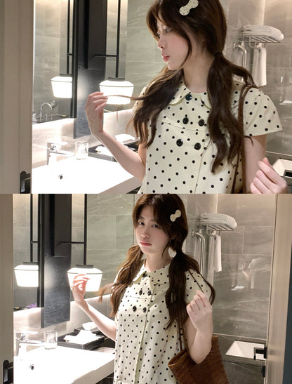 𐙚 Eloise Polka-Dot Shirt [Pre-Order]