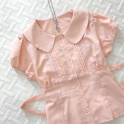 ♡ Mivie Tie-Up Shirt [Pre-Order]