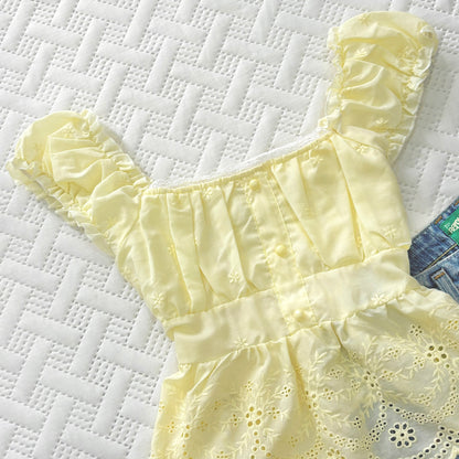 𐙚 Buttercup Milkmaid Top [Pre-Order]