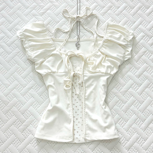 𐙚 Lily Tie-Up Top [Pre-Order]