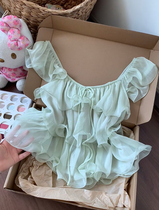 ♡ Sweet Pea Ruffle Top