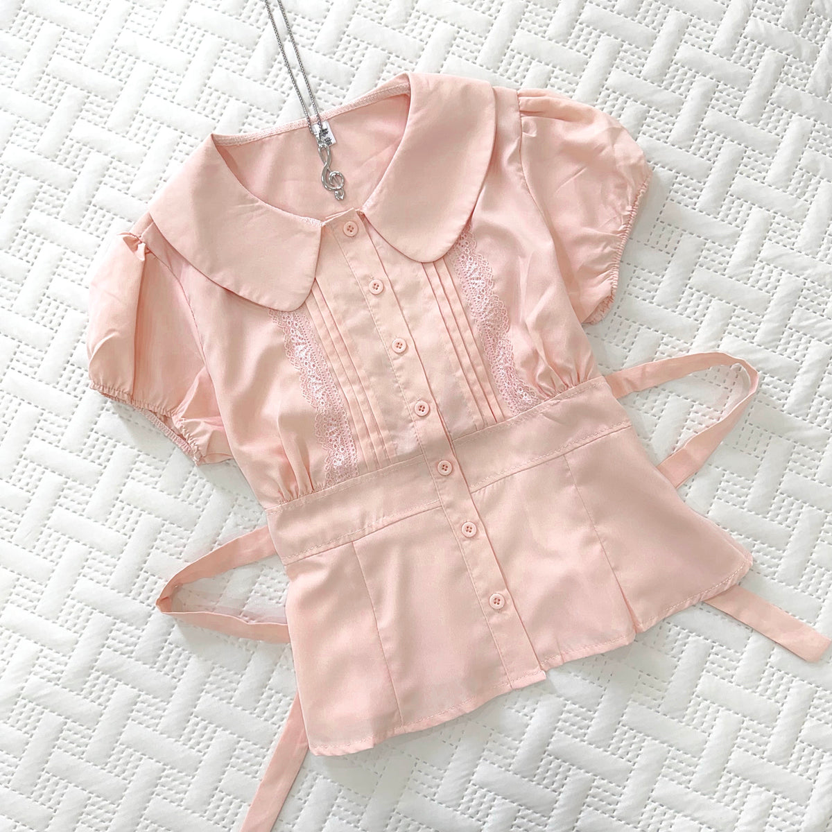 ♡ Mivie Tie-Up Shirt [Pre-Order]