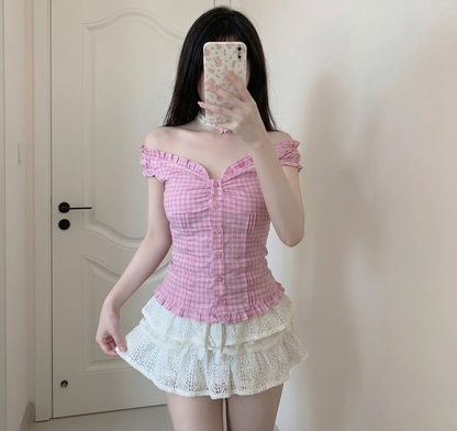 𐙚 Elara Milkmaid Top [Pre-Order]