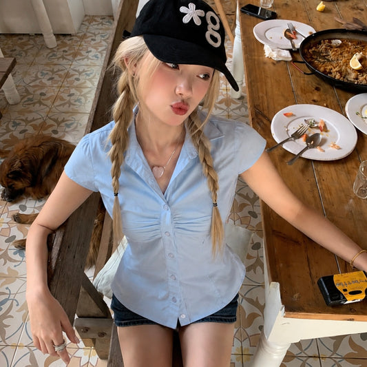 𐙚 Millie Tie-Up Shirt