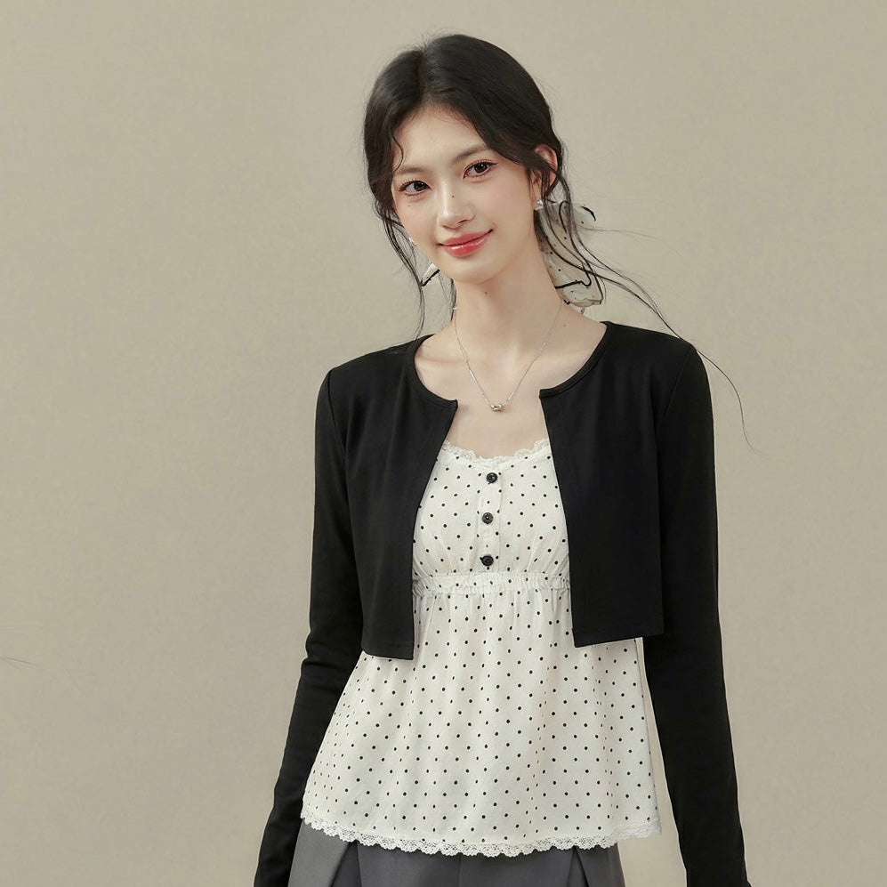 𐙚 Evie Polka Two-Piece Set [Pre-Order]