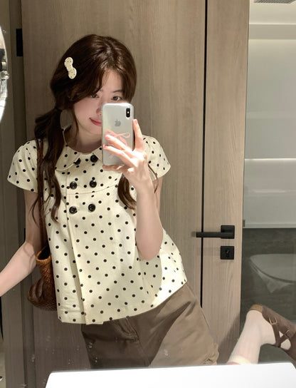 𐙚 Eloise Polka-Dot Shirt [Pre-Order]