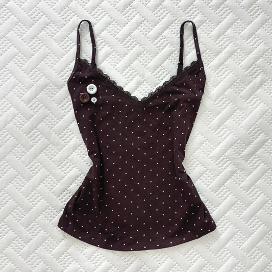 𐙚 Espresso Polka Cami