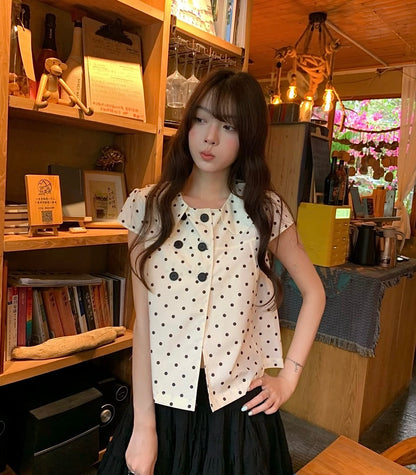 𐙚 Eloise Polka-Dot Shirt [Pre-Order]