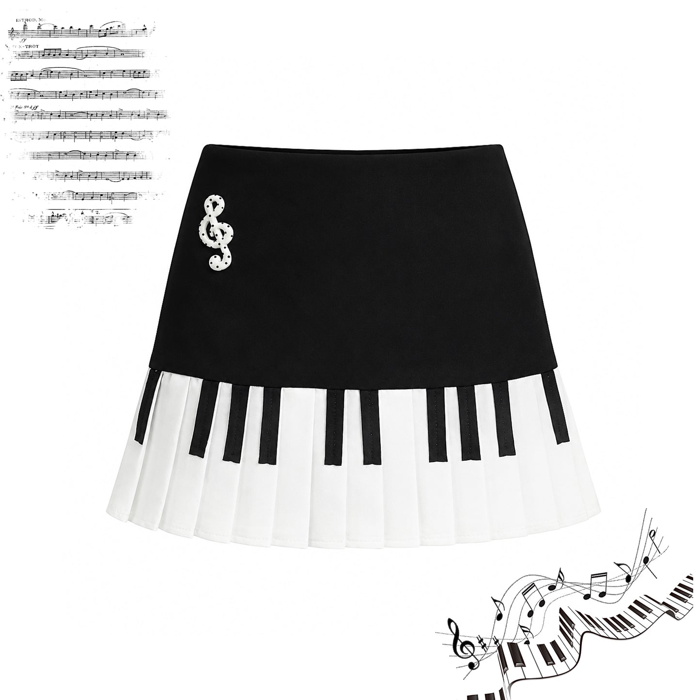 𝄞 Piano Skirt [Pre-Order]