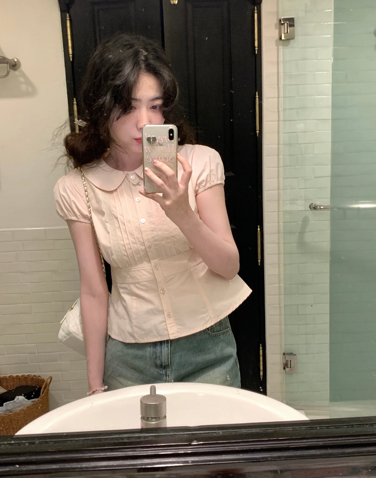 ♡ Mivie Tie-Up Shirt [Pre-Order]