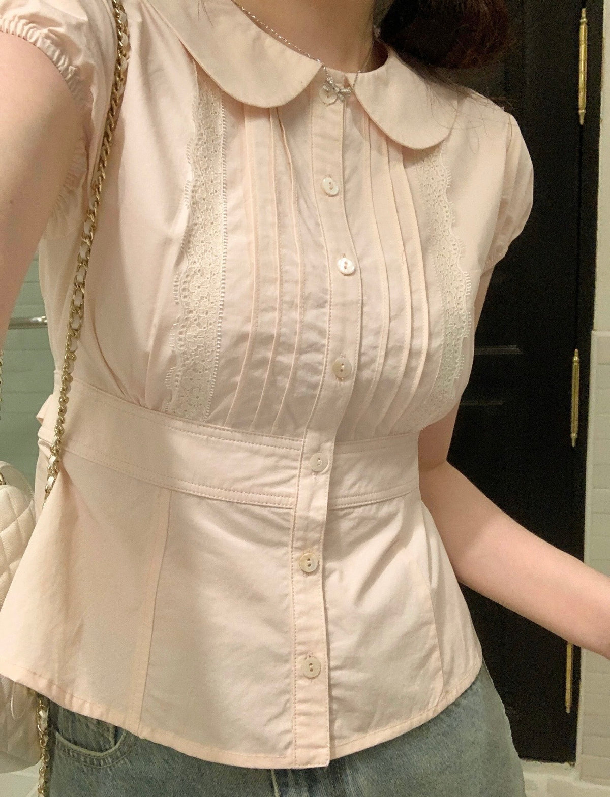 ♡ Mivie Tie-Up Shirt [Pre-Order]