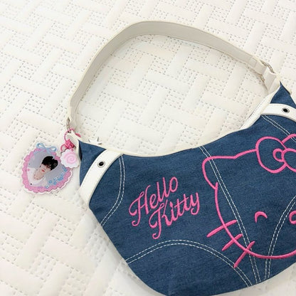 𐙚 Hello Kitty Denim Purse