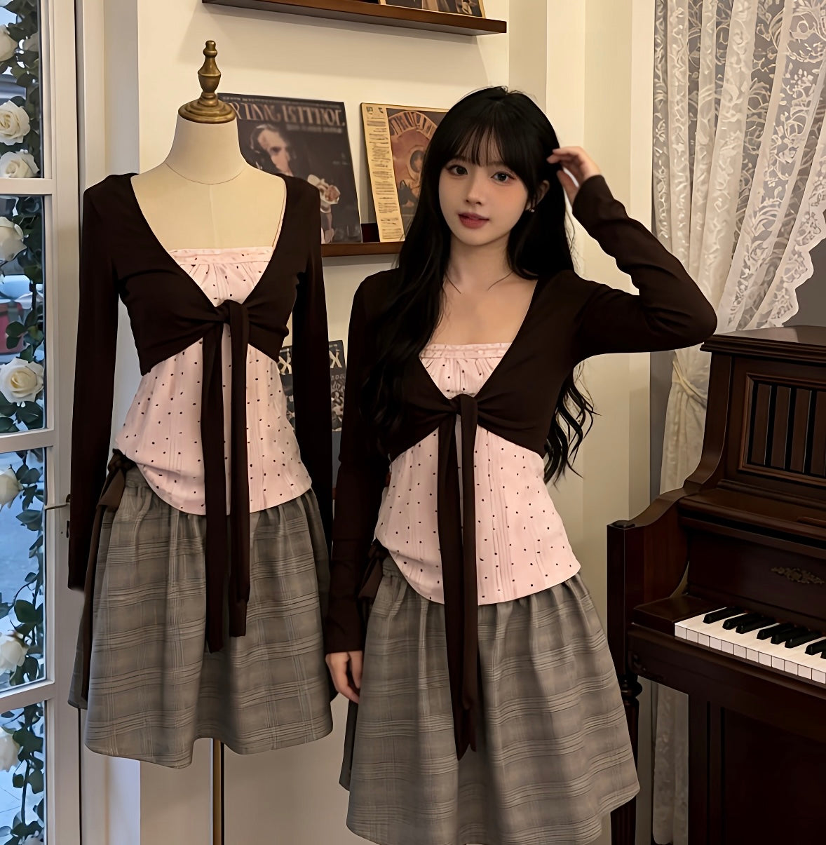 𐙚 Strawberry Latte Two-Piece Set