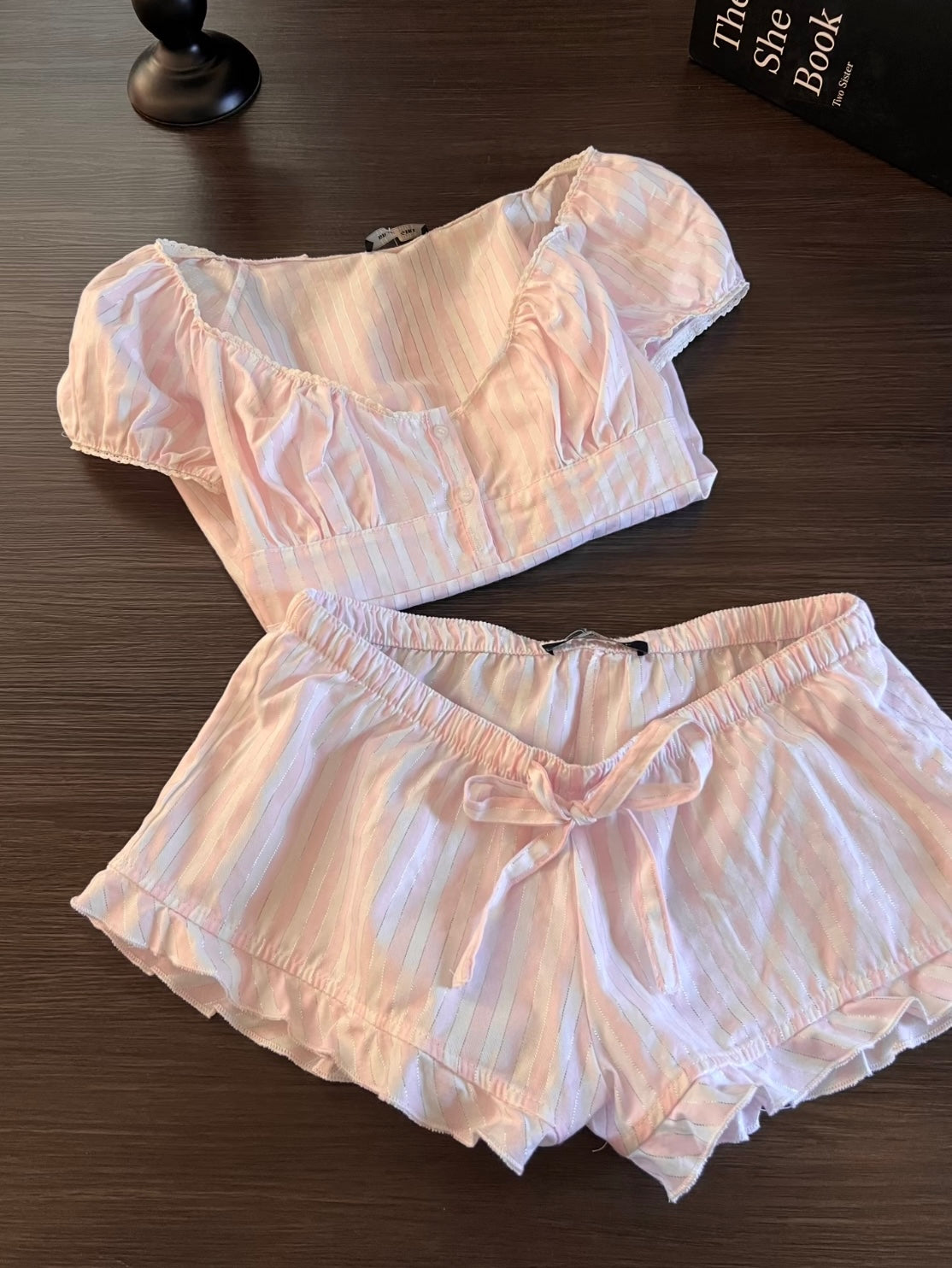 𐙚 Sweetheart Cotton Two-Piece Set