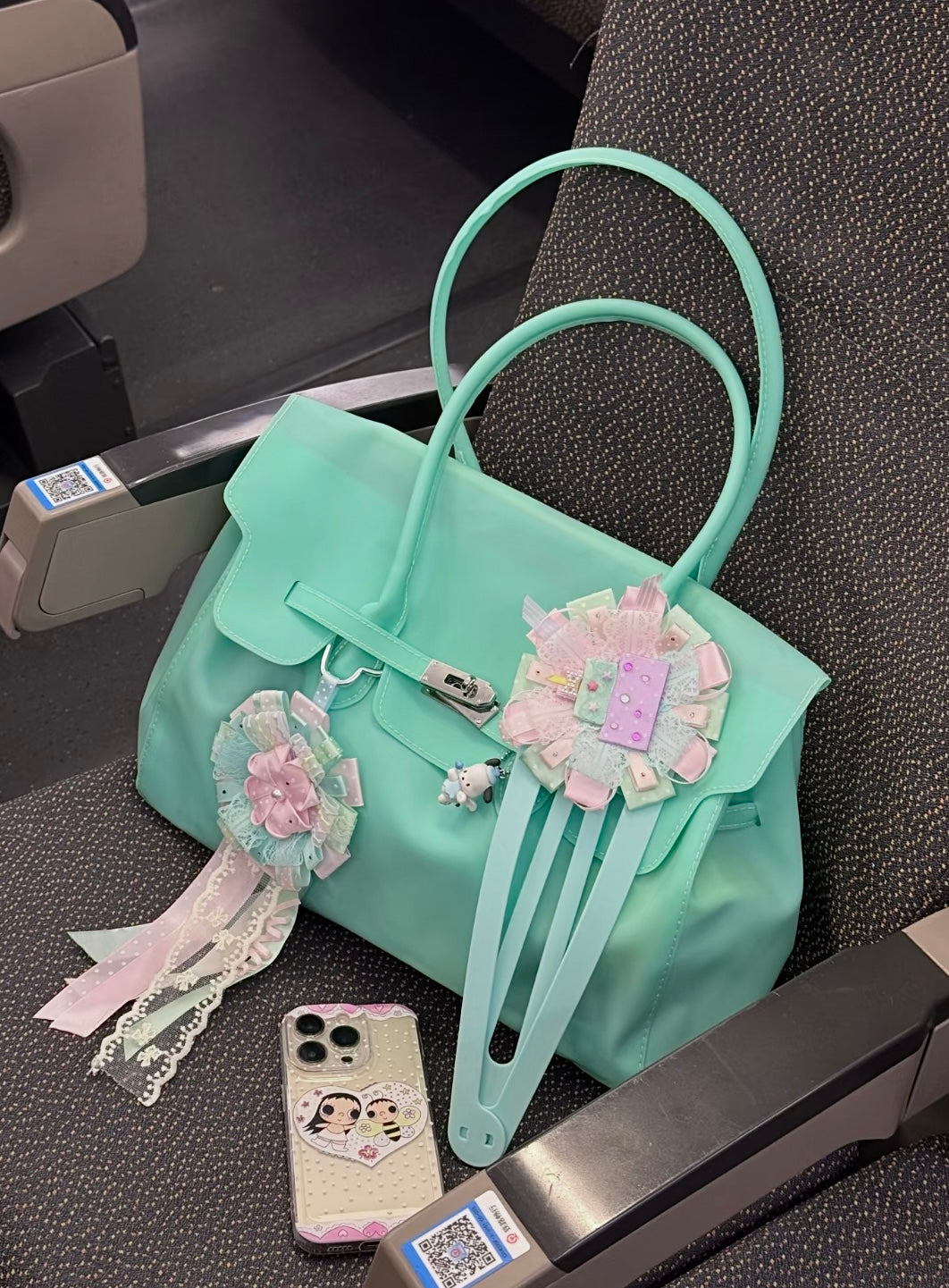 ♡ Mint Jelly Firkin Bag